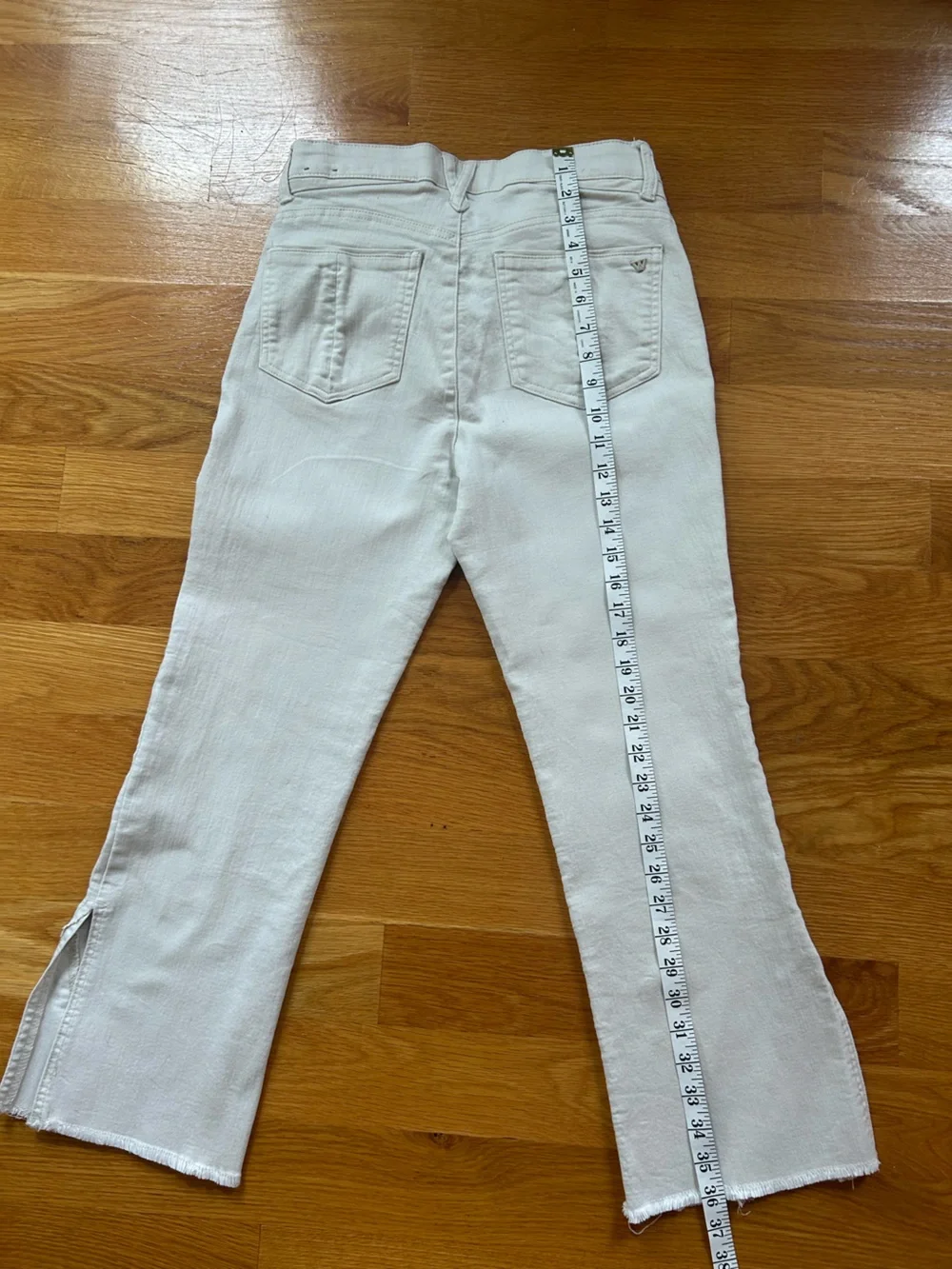 Wit & Wisdom Ab’ Solution Frayed Ankle Bootcut Jeans Size 28